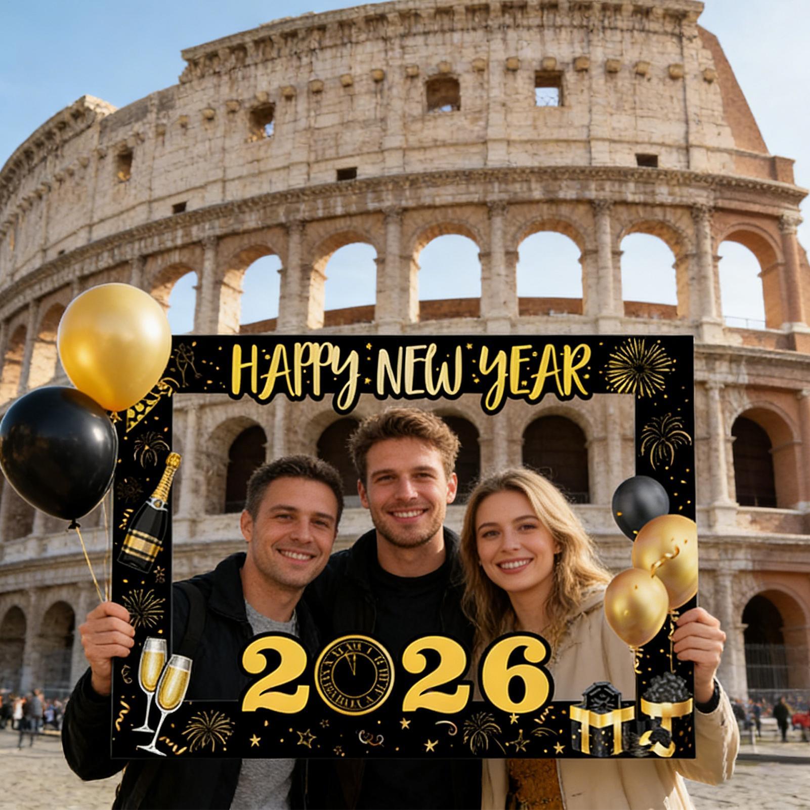 Photo Booth Frame - Puntelli per cabina fotografica di Capodanno