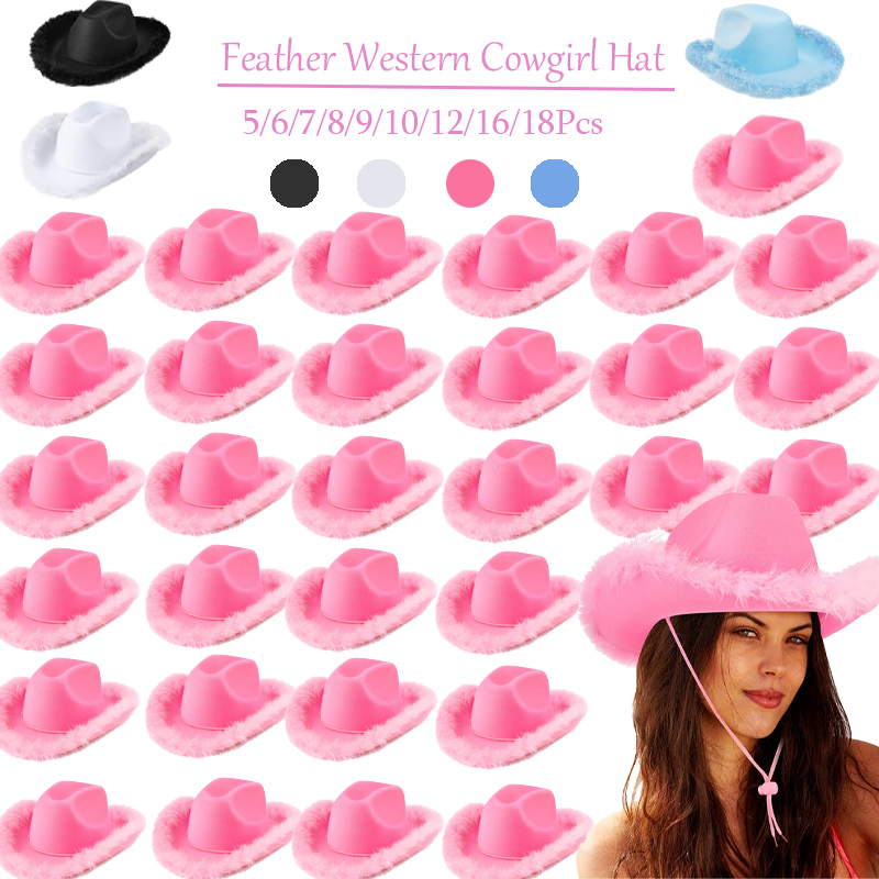 Party Hat Cone - 5-18 pezzi di piume cappelli da