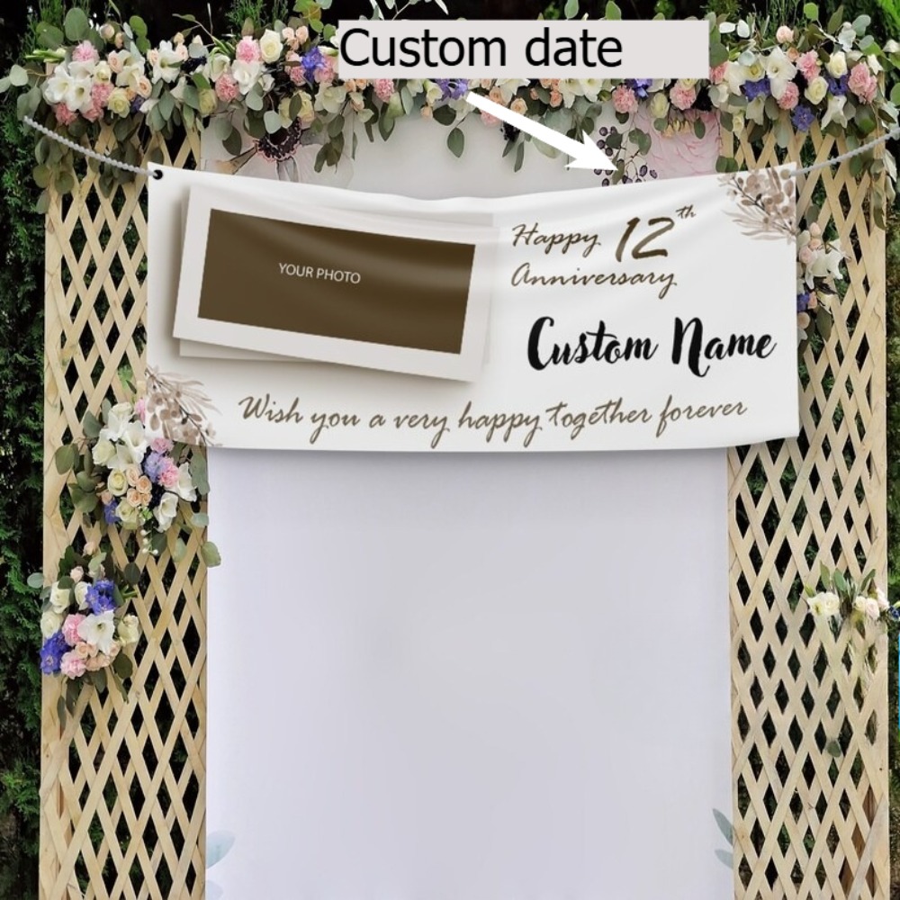 Event & Party Supply Photos - Decorazioni per anniversari personalizzate, banner personalizzato