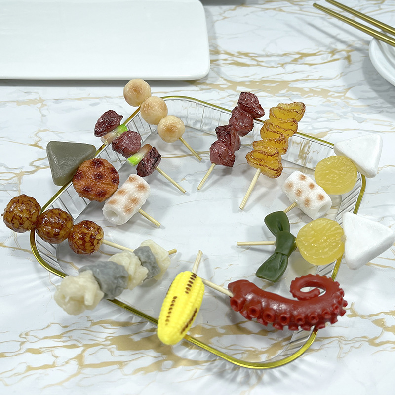 Centerpiece Stick - Nuova simulazione cibo portachiavi modello alimentare