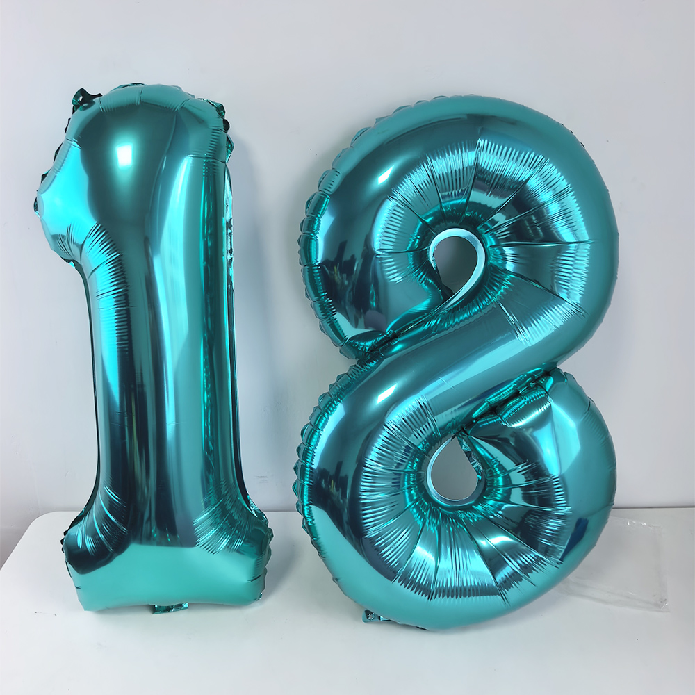 32 pollici Teal Blue Numero 18 - Balloon Pump Hand recensione e prezzo