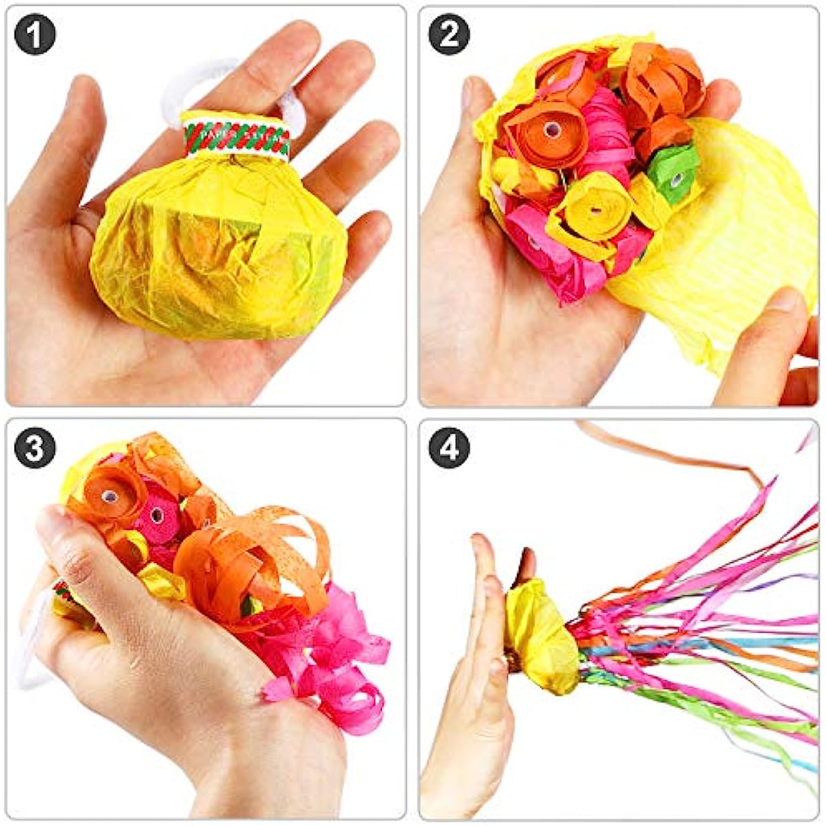 10 pezzi popper lancio a mano  - Confetti Cannon Tube recensione e prezzo