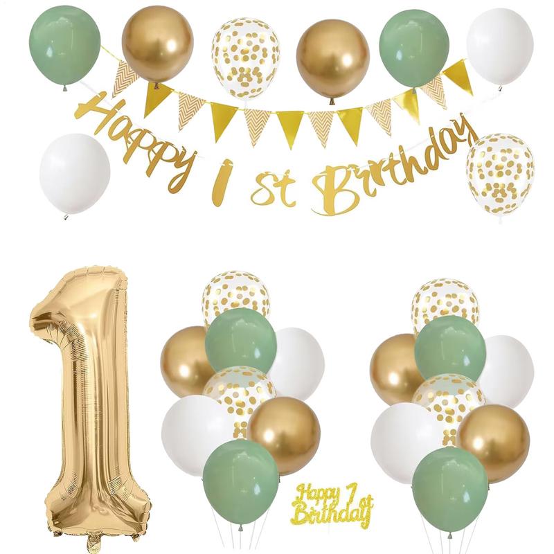 Set di decorazioni di complean - Party Banner Gold recensione e prezzo