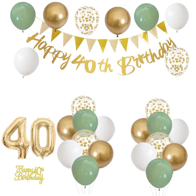 Set di decorazioni di complean - Party Banner Gold recensione e prezzo