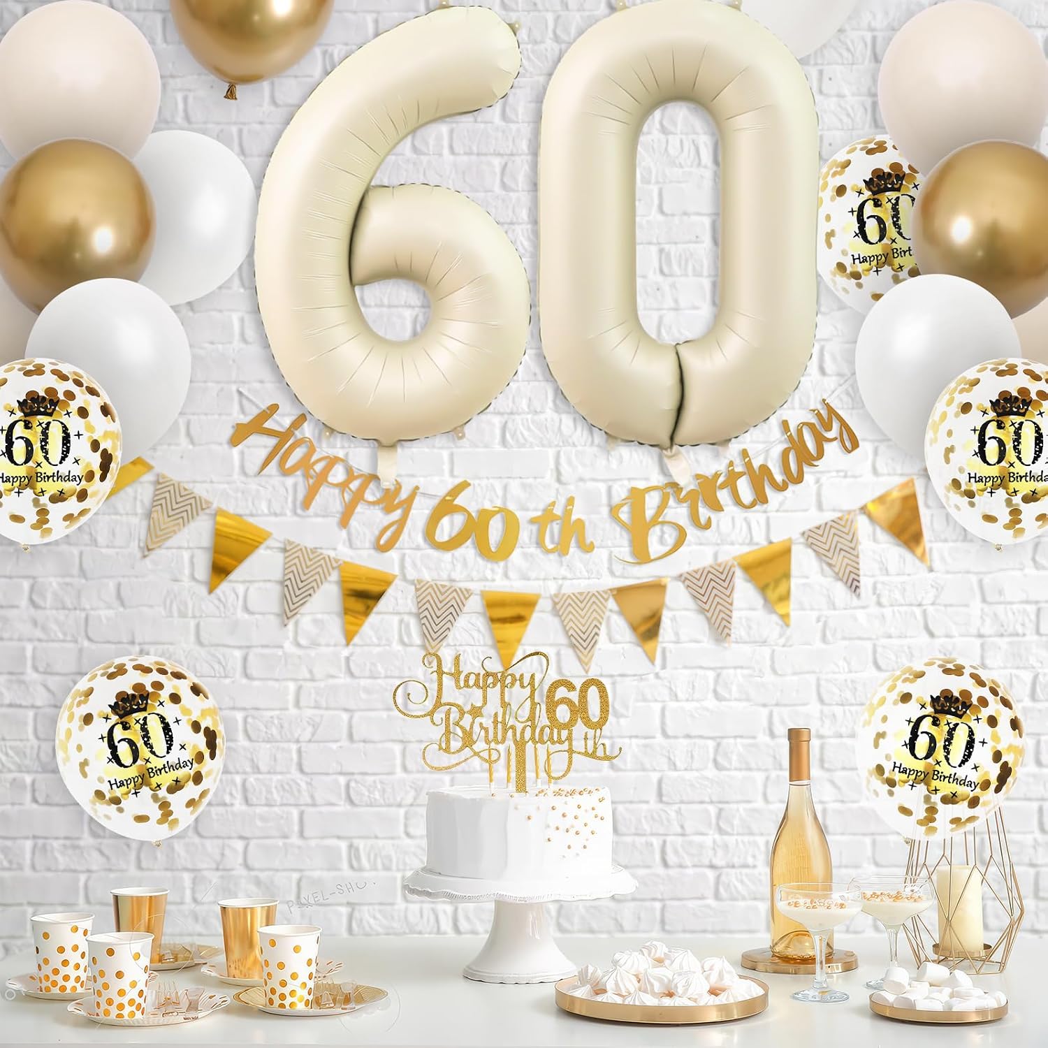 Decorazioni per il 60° Complea - Party Banner Gold recensione e prezzo