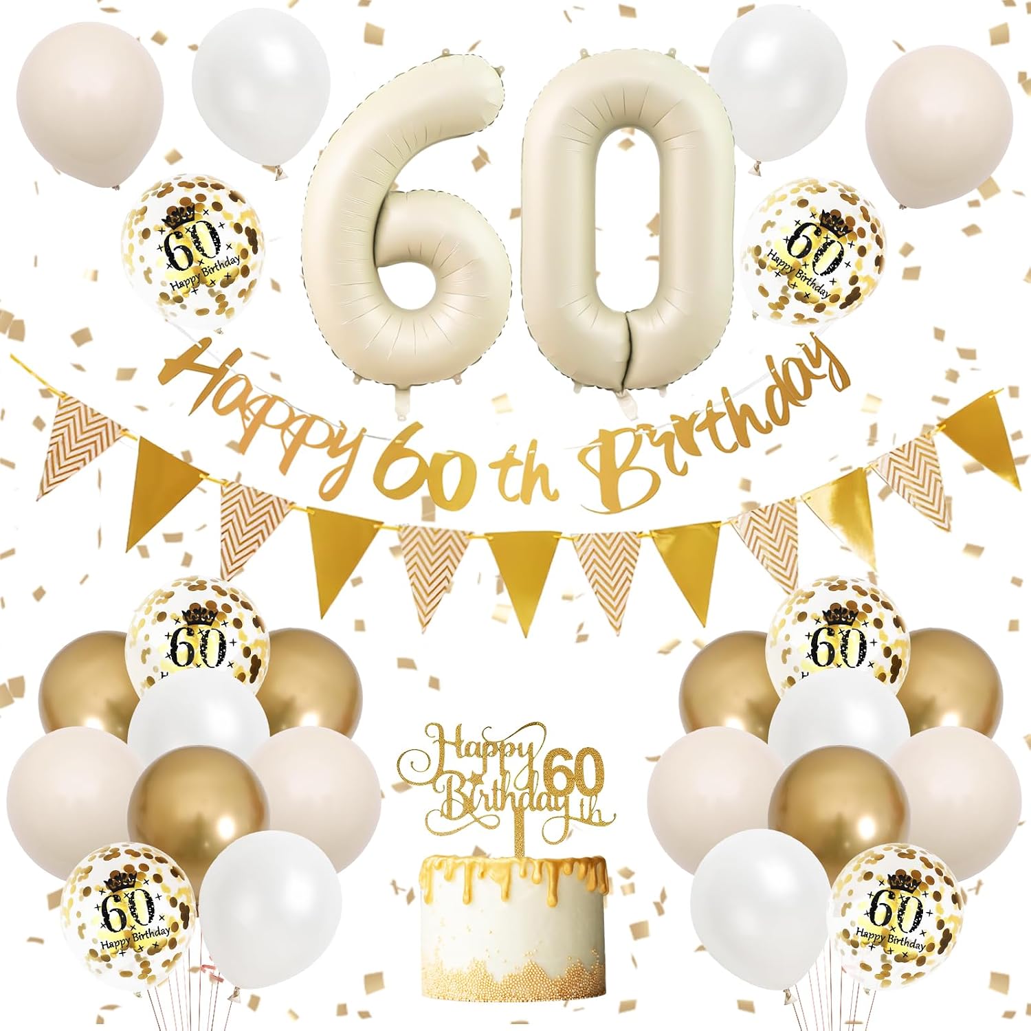 Decorazioni per il 60° Complea - Party Banner Gold recensione e prezzo