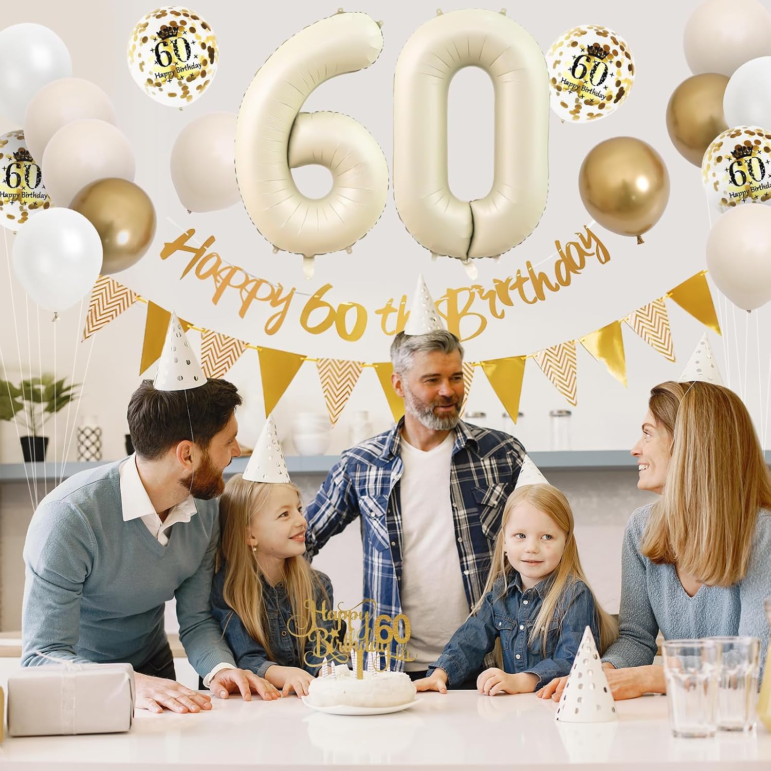 Decorazioni per il 60° Complea - Party Banner Gold recensione e prezzo