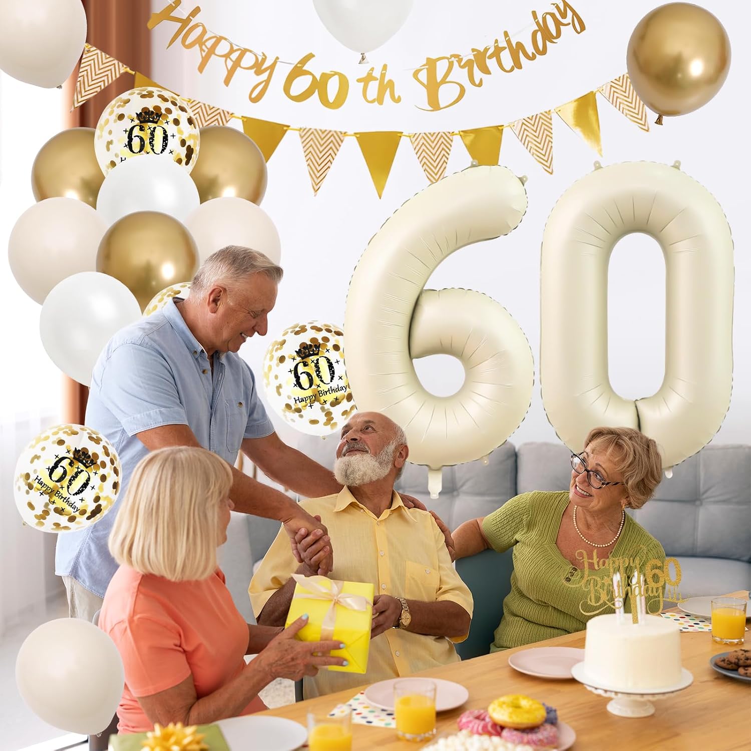 Decorazioni per il 60° Complea - Party Banner Gold recensione e prezzo