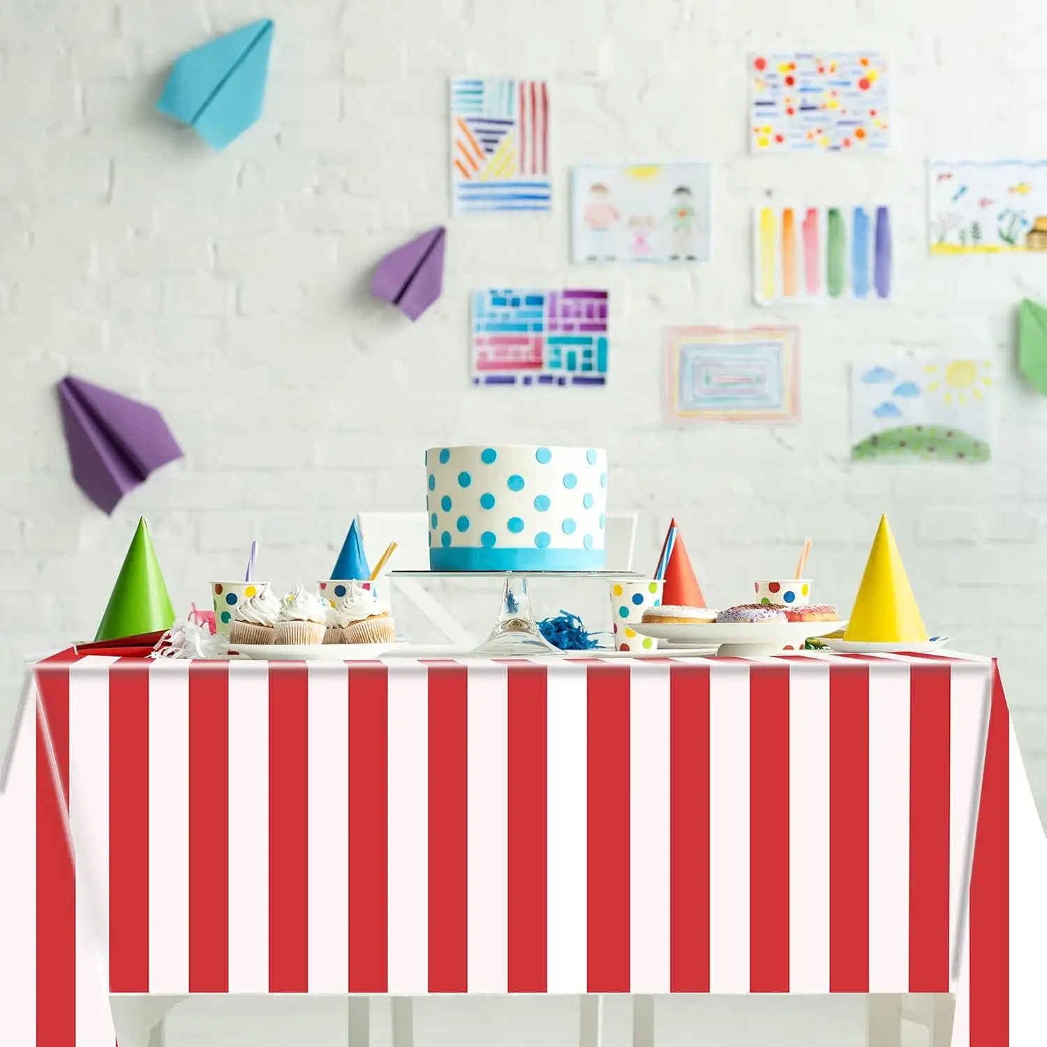 1/2/3 pz. Tovaglia a righe ros - Table Cloth Disposable recensione e prezzo