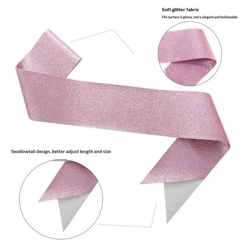 Fascia in raso glitterato per  - Birthday Sash Glitter recensione e prezzo
